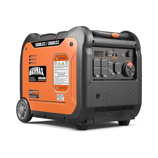 Ultra-Quiet 5500W Portable Generator for Home Backup and Camping