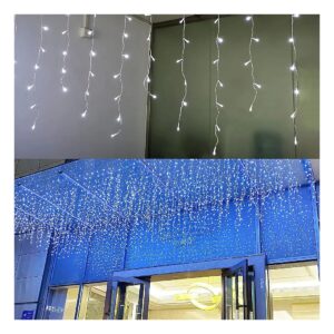 Unique 13FT LED Icicle Lights for Wedding and Christmas Decorations Indoor and Outdoor