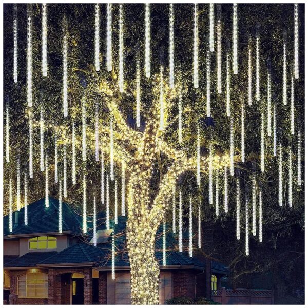 Unique Falling Rain Drop Icicle LED Light with 10 Tubes and 540 LEDs for Christmas Party