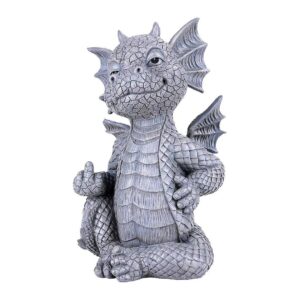 Unique Garden Decoration Dragon Finger Sculpture Resin Stone Finish