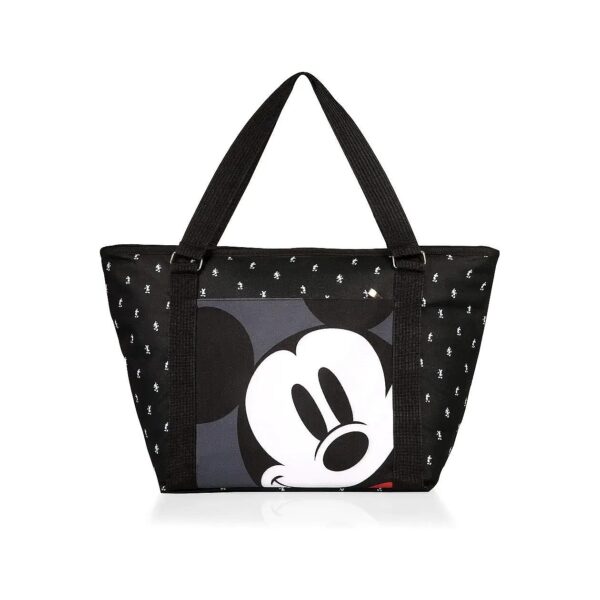 Unique Mickey and Minnie Mouse Silhouette Patterned Picnic Tote Bag