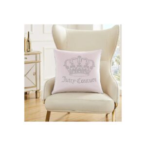 Unique Throw Pillow with Blush Velvet Cover and Polyester Insert for Home Decor