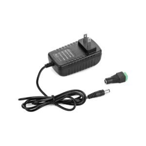 Universal 12V Power Adapter for Low Voltage Devices with US Plug