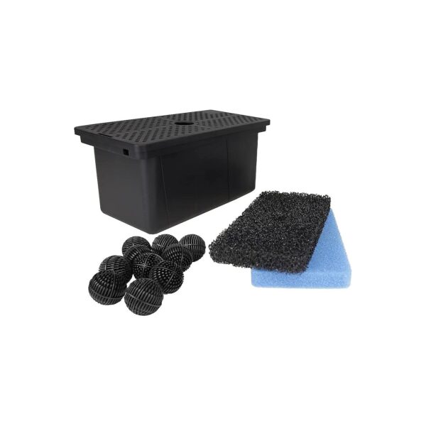 Universal Pond Pump Filter Box with Natural Water Clarification