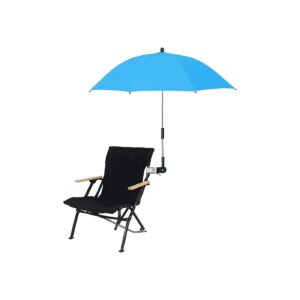 Universal Stroller Chair Sunshade Umbrella with Adjustable 360 Degree Canopy and Clip