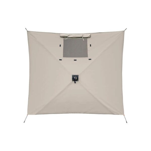 Up Gazebo Side Panel with Window in Sand Color Fits 4 and 6 Sided Pop-Up Gazebos