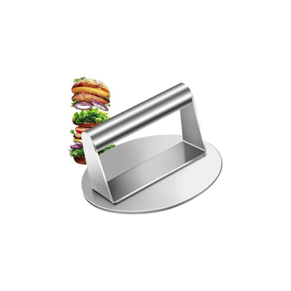 Upgrade Your Griddle Cooking with 9 inch Round Burger Press and Premium Handle