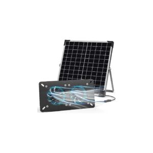 Upgraded 20W Solar Powered Exhaust Fan for High-Speed Airflow and Low Noise Operation