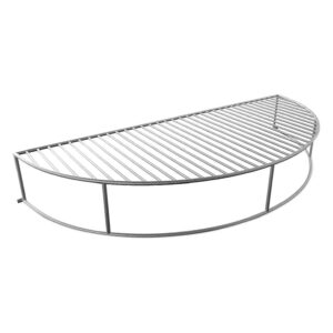 Upper Deck Stainless Steel Grilling Rack with Stainless Steel Grate for Charcoal Grills