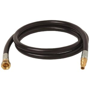 Van, and Trailer with 3/8-inch ID Female SAE Gas Flare Fitting and 48-Inch Rubber Hose