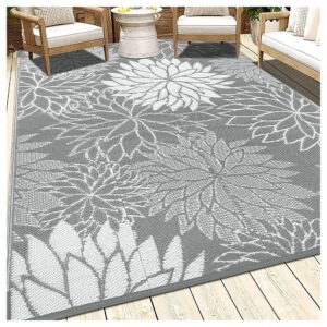 Versatile Outdoor Rug for Patio, Garden, and Camping with Reversible Design