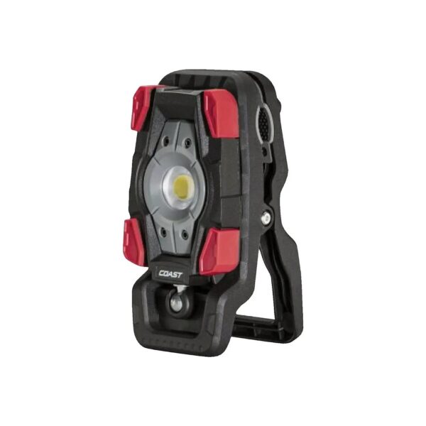 Versatile Rechargeable LED Work Light with Magnetic Clamp and Wide Angle Flood Beam