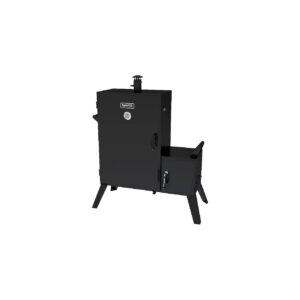 Vertical Offset Charcoal Smoker with Adjustable Smoke Stack for Flavor Control