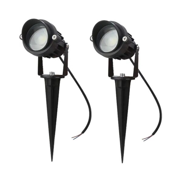 Warm White 10W LED Landscape Pathway Spotlights 12V Uplights Pack of 2 Waterproof