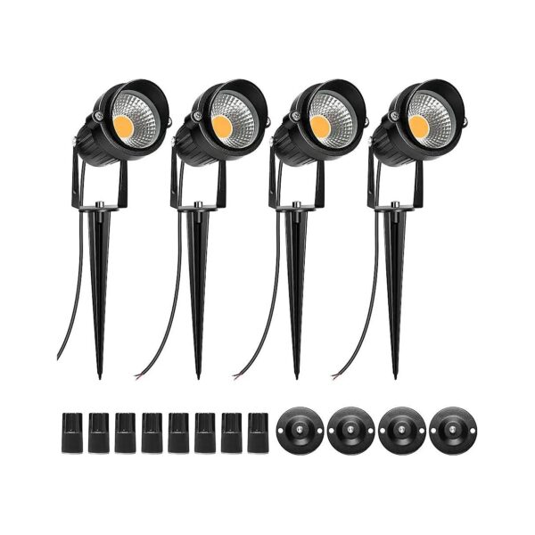 Warm White 3000K-3500K LED Landscape Lights for Outdoor Decoration and Ambient Lighting