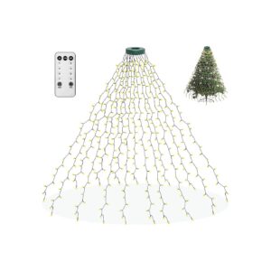 Warm White LED Christmas Tree Lights with Timing Function and Remote Control 400 LEDs