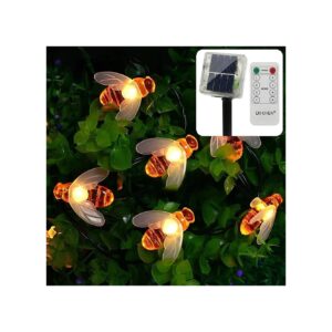 Warm White LED Solar Powered String Lights for Indoor Outdoor Decorations