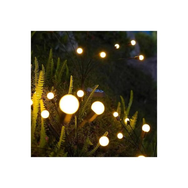 Warm White Light Solar Firefly Decorative Lights for Outdoor Garden Decoration