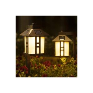 Warm White Solar Landscape Lights for Garden, Patio, and Walkway