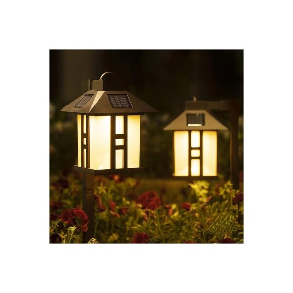 Warm White Solar Landscape Lights for Garden, Patio, and Walkway