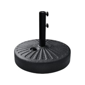 Water Filled Umbrella Holder with Heavy Duty Construction for Outdoor Use