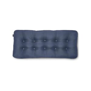 Water Resistant Polyfiber Cushion For Indoor And Outdoor Benches 54x18x5 Navy