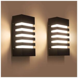 Water-Resistant LED Wall Sconce Lamp for Outdoor and Indoor Spaces - LED Technology