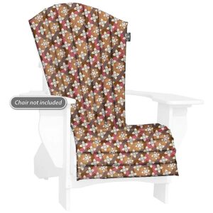 Water-Resistant Outdoor Seat Cushion with All-Weather Fabric for Chair and Patio