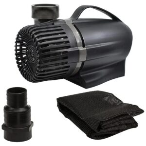 Waterfall Flood Feature Pump for 15-Foot High Fountains and Ponds