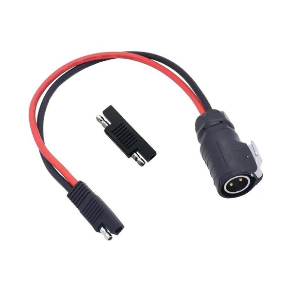 Waterproof 10AWG 2 Pin Power Connector to SAE Cable for RV Solar Applications