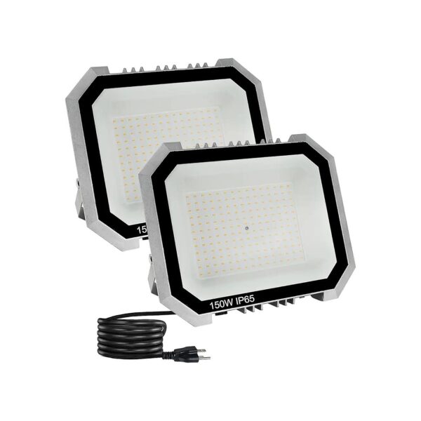 Waterproof LED Flood Light, 150W 15000LM High-Intensity Lighting for Outdoor Use