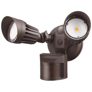 Waterproof LED Flood Light with Motion Sensor and Triple Modes of Operation