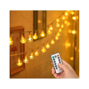 Waterproof LED Globe Fairy Lights for Outdoor and Indoor Use with Remote Control