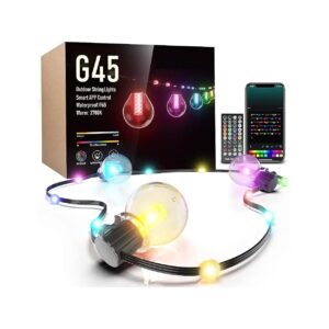 Waterproof LED RGB Patio Lights for Garden, Cafe, and Party Decor