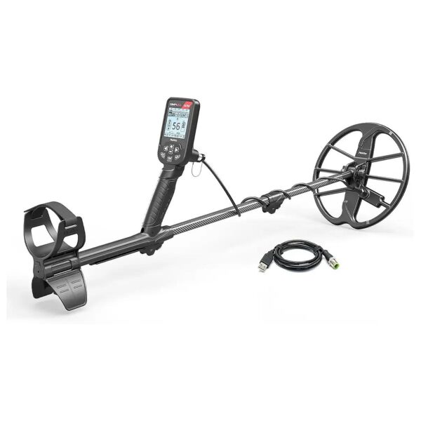 Waterproof Metal Detector with Carbon Fiber Shaft and 11'' Search Coil for Adults