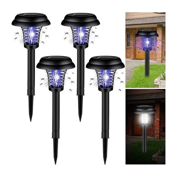 Waterproof Mosquito Killer Lamp with Solar Power for Home Outdoor