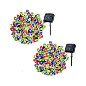 Waterproof Multicolor Solar Fairy Lights for Patio Home and Wedding