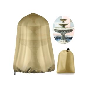 Waterproof Outdoor Fountain Covers Oxford Cloth 36X42 for Garden Statue Protection