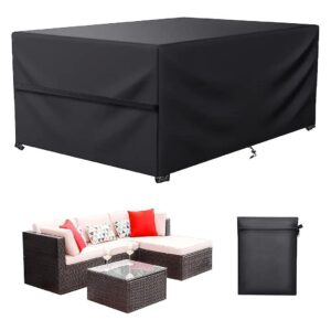 Waterproof Outdoor Furniture Cover for Patio Sectional Sofa Set and Table Chairs