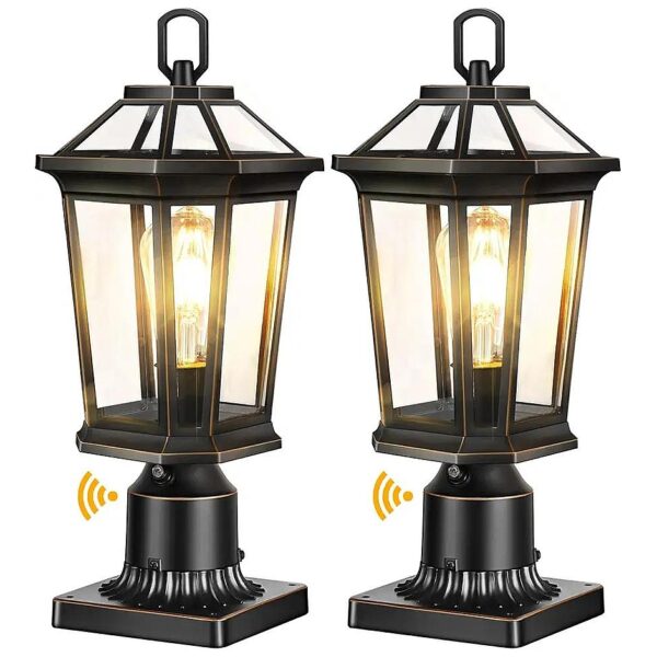 Waterproof Outdoor Post Lights with E26 Base for Reliable Security Lighting