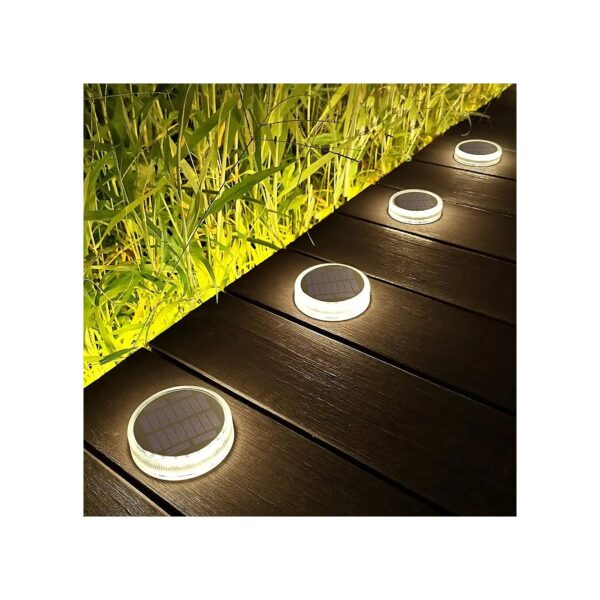 Waterproof Outdoor Solar Deck Lights for Driveway and Stair Lighting