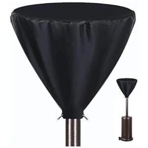 Waterproof Patio Heater Head Cover with Zipper for Outdoor Round Heads