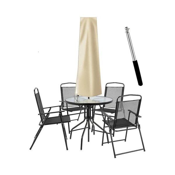 Waterproof Small Patio Umbrella Cover for 6ft to 9ft Outdoor Table Umbrellas