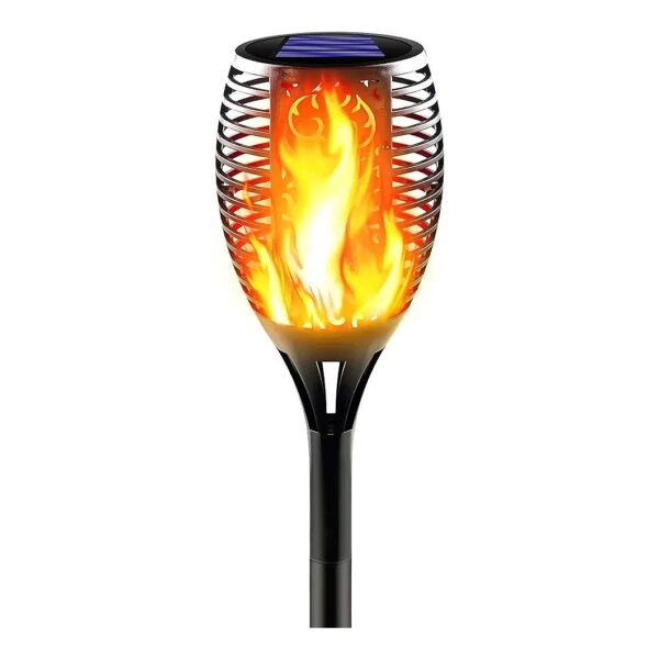 Waterproof Solar Flame Torch Lights for Pool and Patio