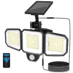 Waterproof Solar Flood Lights with Adjustable Illumination Angle