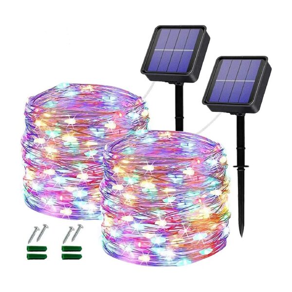 Waterproof Solar Garden Lights with 240LED and 8 Modes Outdoor Decoration