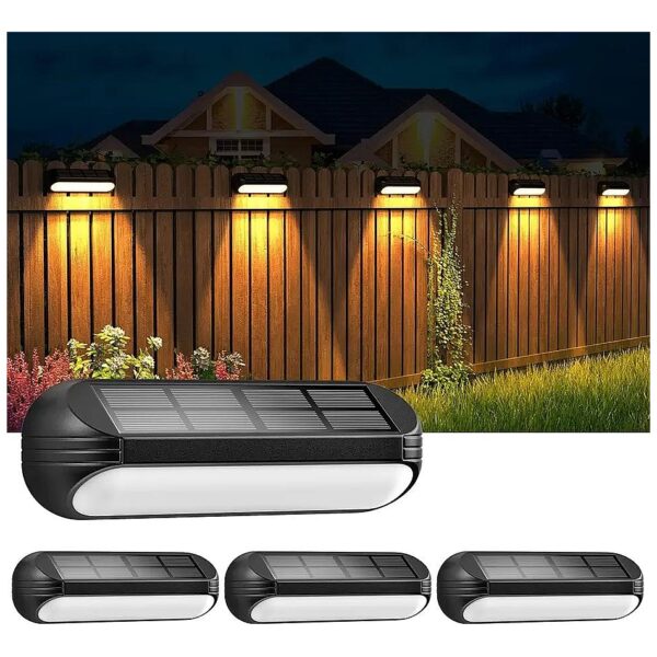 Waterproof Solar Outdoor Lighting Solution with RGB and Warm White Modes