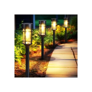 Waterproof Solar Pathway Lights for Driveway, Walkway, and Yard