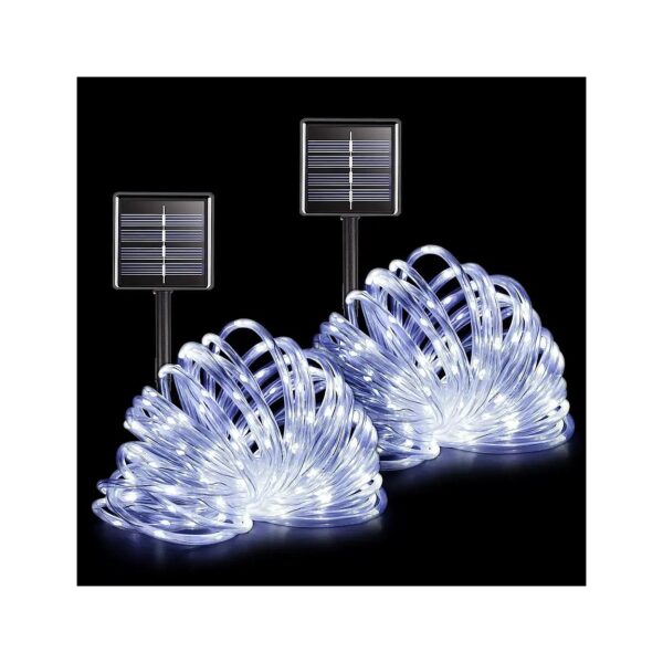 Waterproof Solar Rope Lights for Patio Garden Fence Walkway Christmas