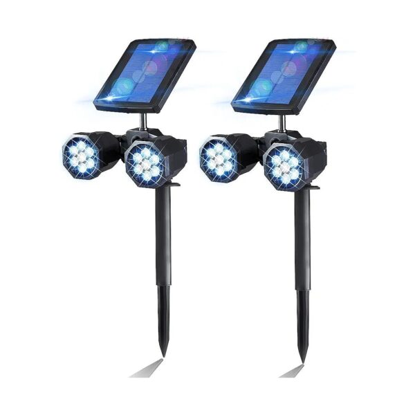 Waterproof Super Bright Solar LED Spotlight for Patio Garden Garage Door Lighting